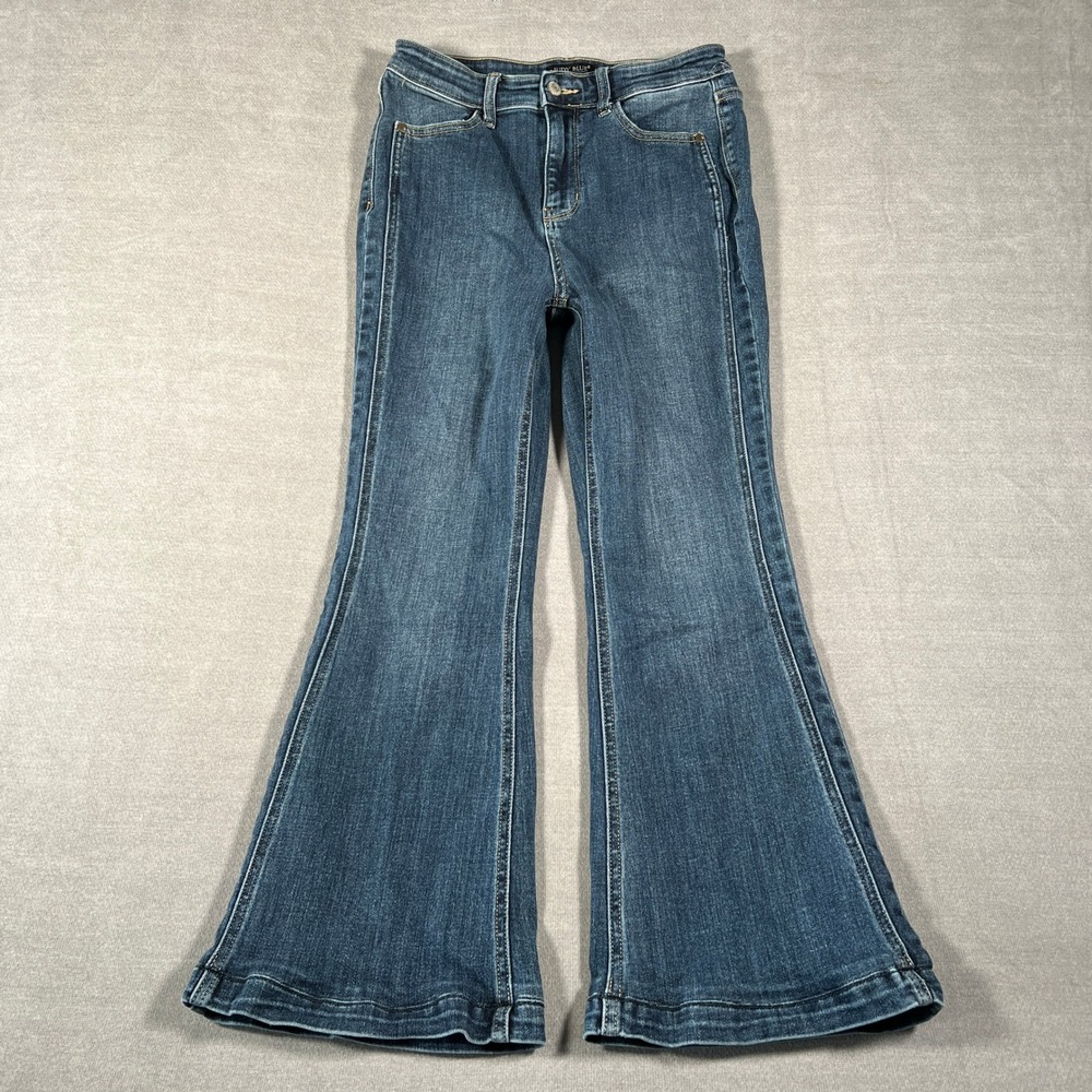 Judy Blue Flare High Rise Jeans Women 7/28 Blue Denim JB82538DK-CO